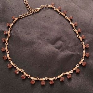 🆕🔥Bronze Crystals on Gold Necklace